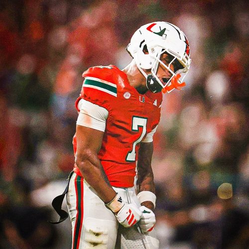 Miami’s CJ Daniels makes spectacular one-handed TD catch vs Notre Dame