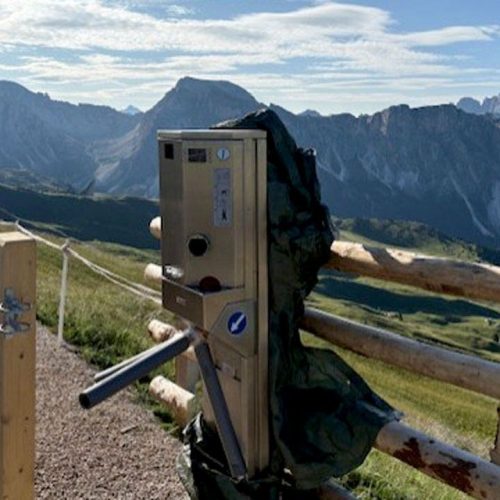 Italian farmers have installed turnstiles in the Dolomites amid tourist surge