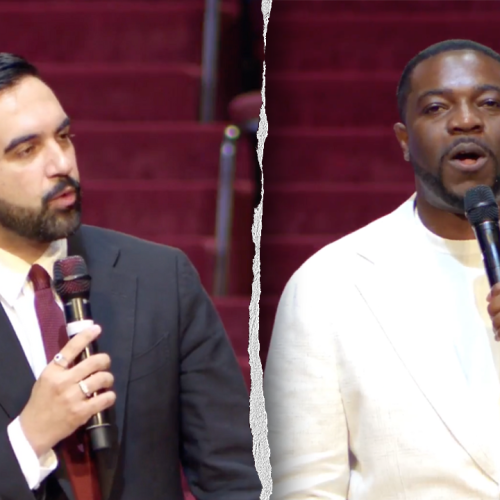 NYC socialist mayoral candidate visits church led by controversial pastor