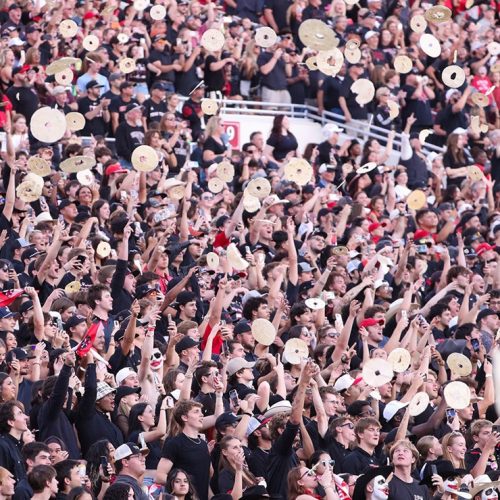 Pocket knife hits Kansas staff member at Texas Tech football game, coach says