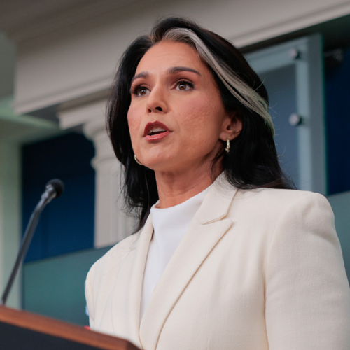 Tulsi Gabbard initiated interagency working group meeting biweekly since April with DOJ, FBI, CIA officials